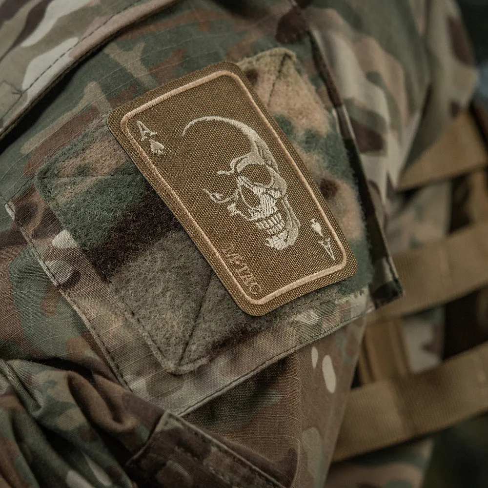 M-Tac Face of War patch moral coyote Cordura brodat