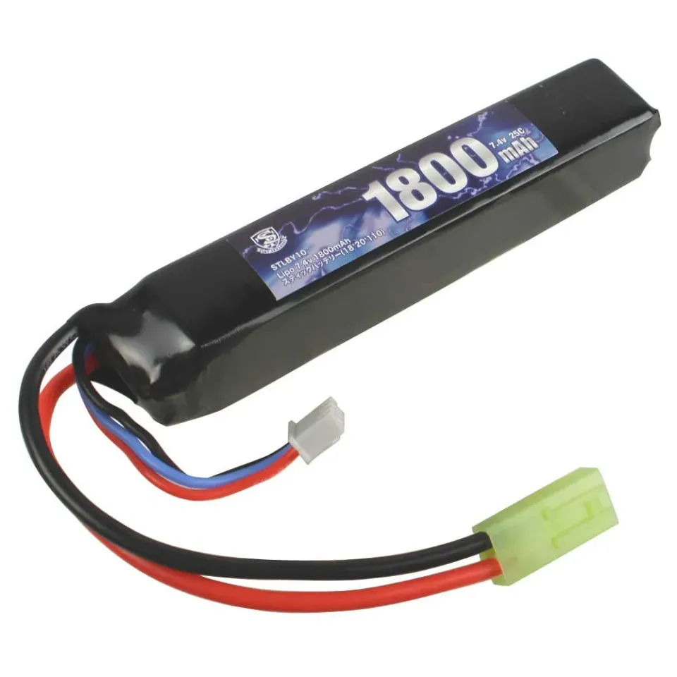 S&T Lipo 7.4V 1800mAh stick baterie airsoft LiPo