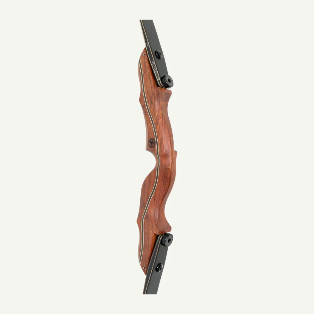 Bearpaw Mohawk ILF arc recurve 58 inch RH 25 lbs bubinga