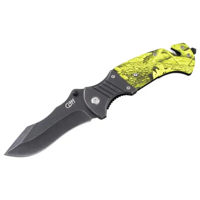 Herbertz CJH briceag pliabil Camo Verde 21 cm linerlock