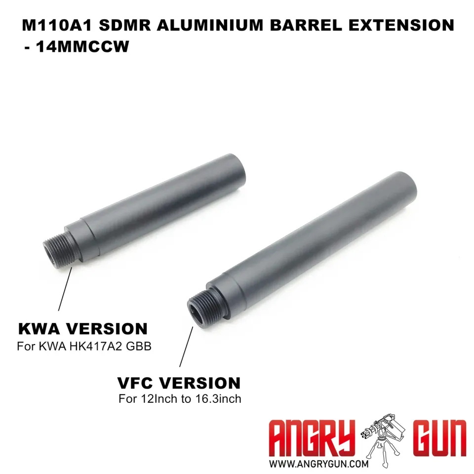 AngryGun M110A1 extensie țeavă aluminiu 14mm VFC