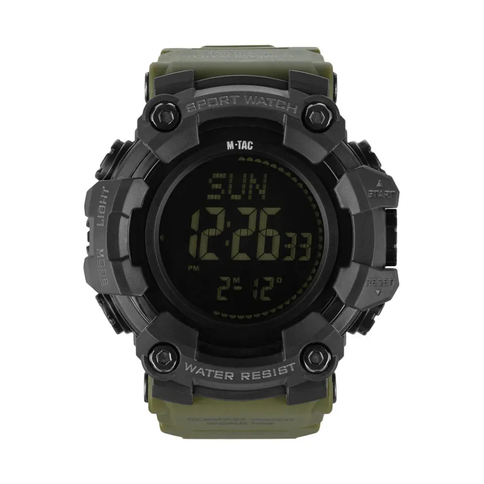 M-Tac 2037 ceas tactic verde rezistent 5ATM