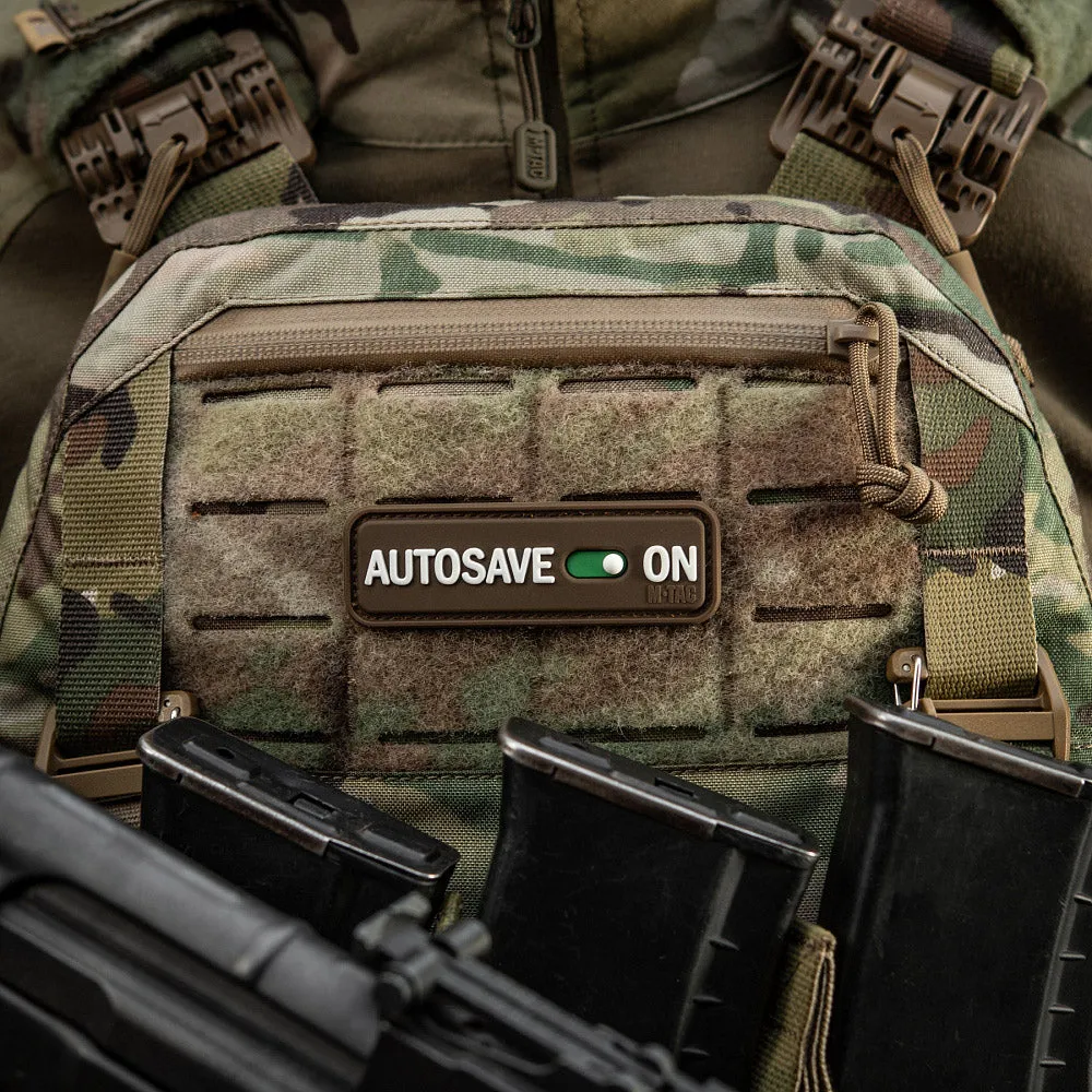 M-Tac Autosave patch PVC coyote 8x2,5 cm