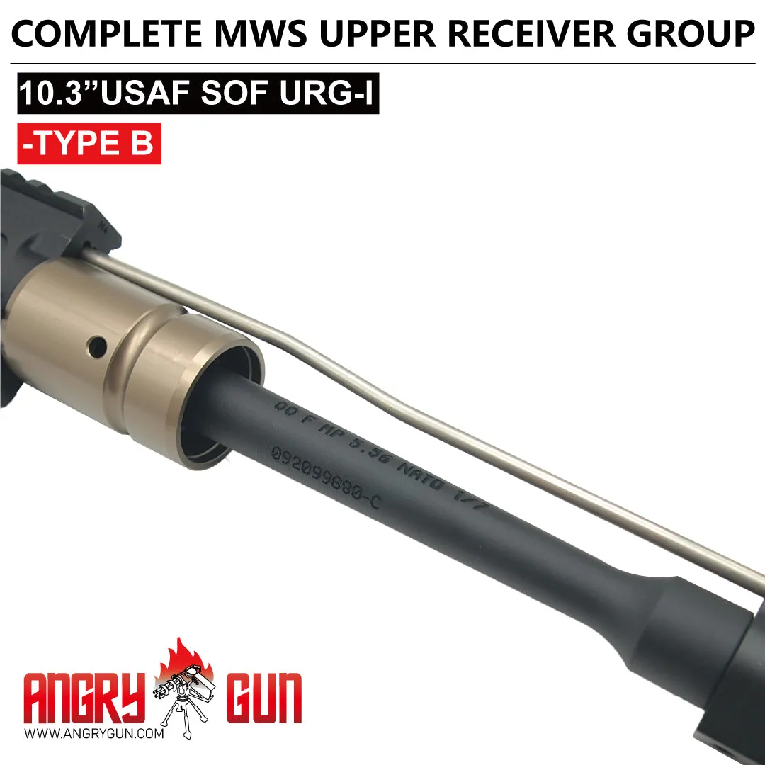 Angry Gun URG-I 10.3 inch USAF SOF Type B upper receiver TM MWS