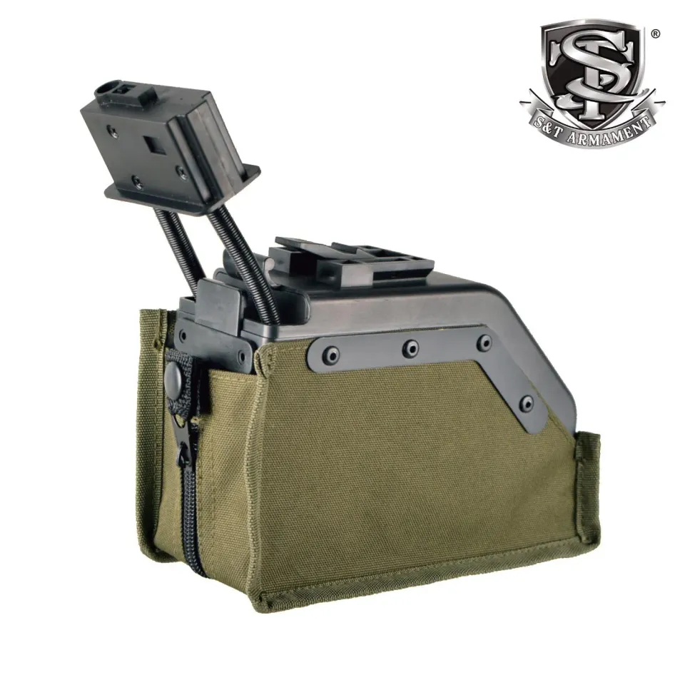 S&T M249 MK46 incarcator drum electric 2000 bile