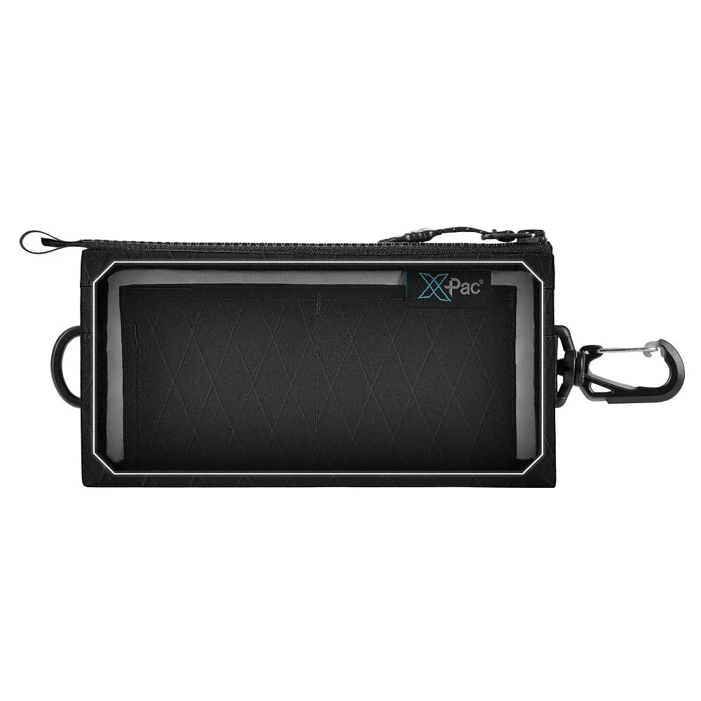 M-Tac X-PAC Elite portofel negru cu carabinieră