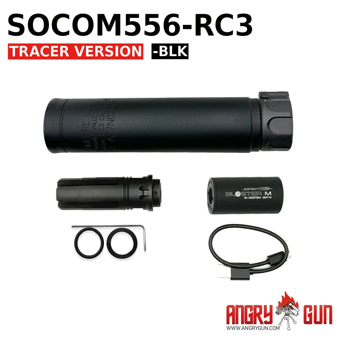 ANGRYGUN SOCOM556-RC3 amortizor tracer negru Blaster