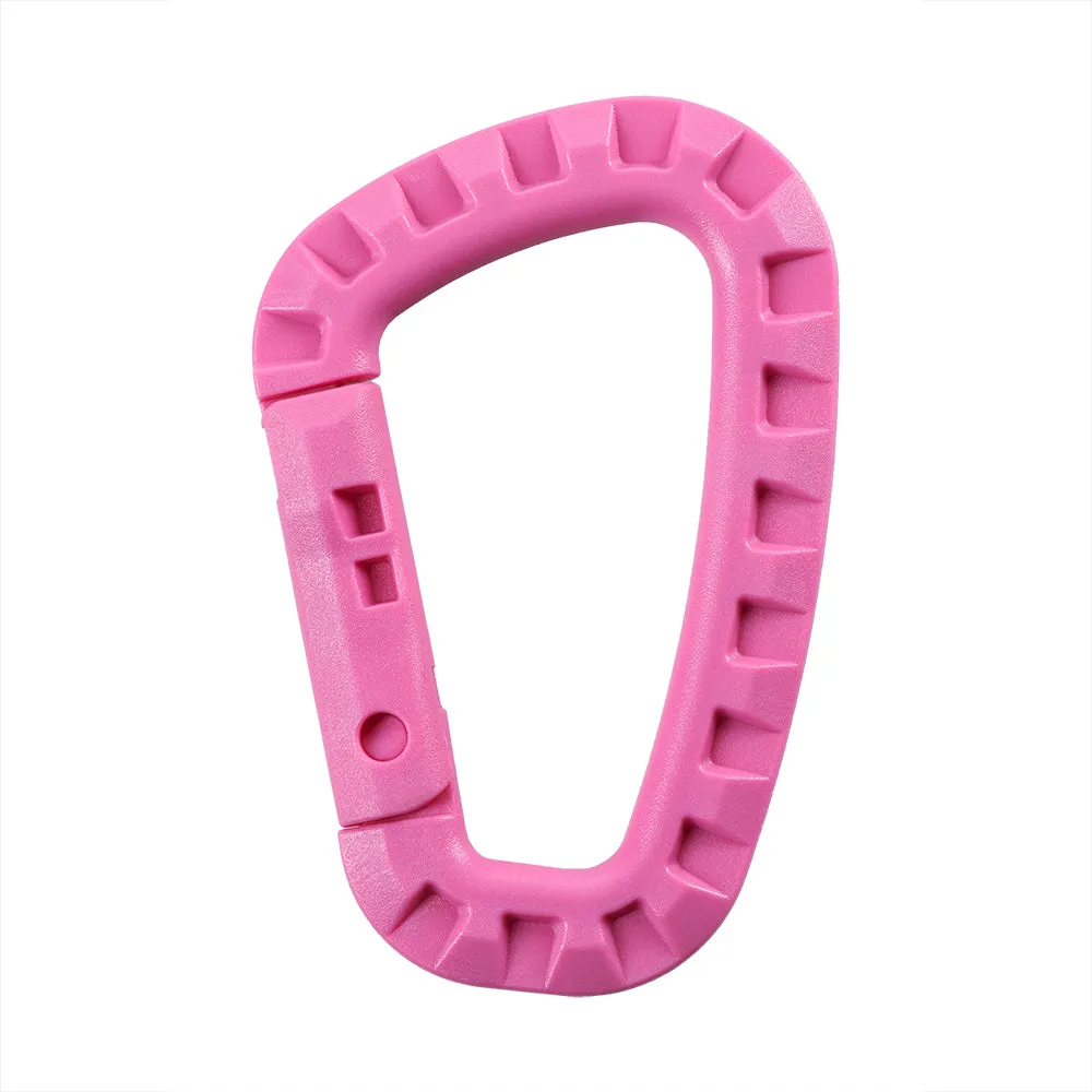 M-Tac carabiniera plastic roz vibrant pentru rucsac si chei