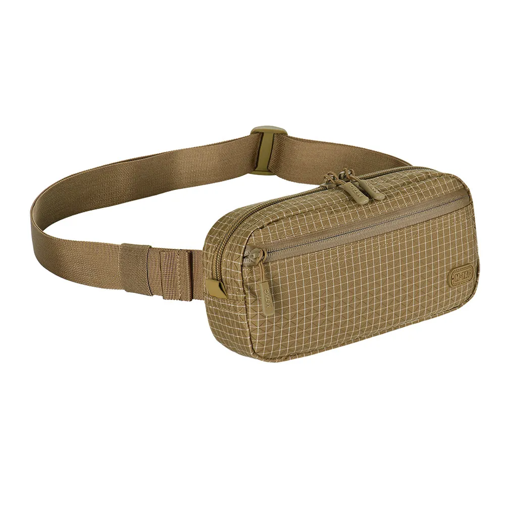 M-Tac Fanny Bag borseta Coyote 22x11 cm 3 buzunare