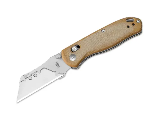 Kizer Drop Bear Utility briceag micarta maro 17 cm