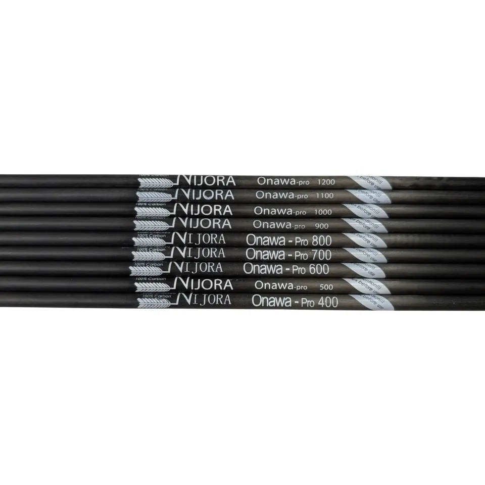 Nijora Onawa Pro tije carbon 32 inch spine 400-1200