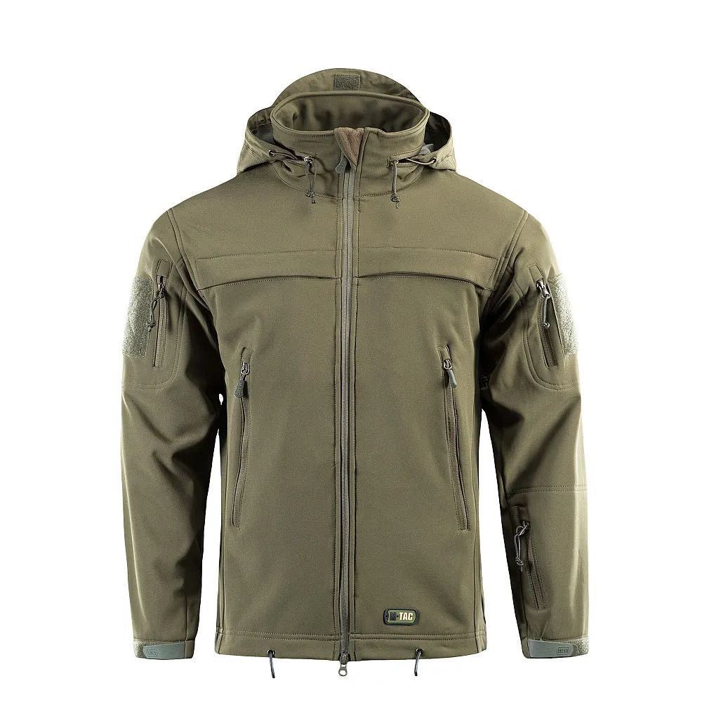 M-Tac Police geaca soft shell olive fleece
