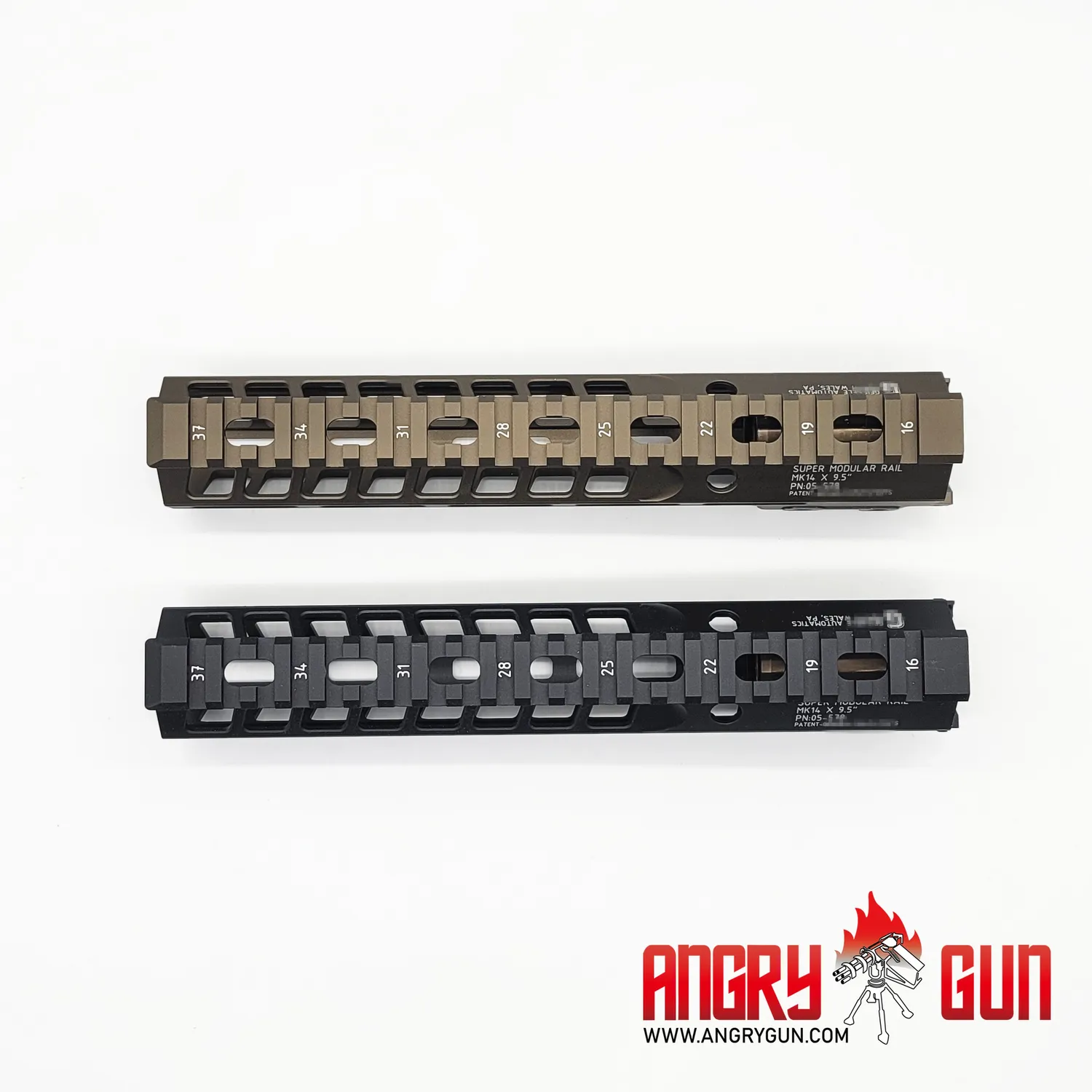ANGRYGUN MK14 handguard M-LOK 13 inch negru