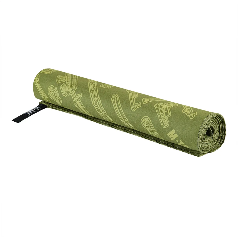 M-Tac Weapon prosop microfibră verde 150x75 cm uscare rapidă