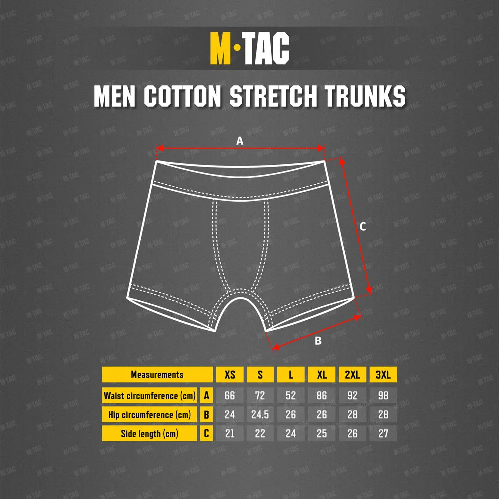 M-Tac Cotton Stretch boxeri barbati negri bumbac