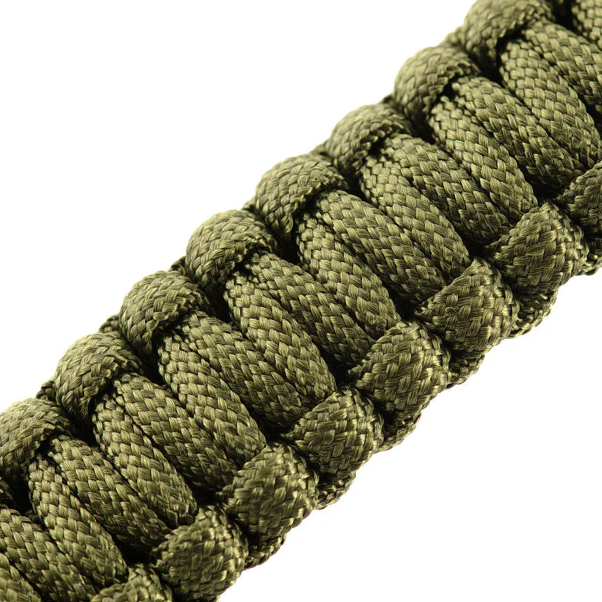 M-Tac Survival bratara paracord Olive M cu busola