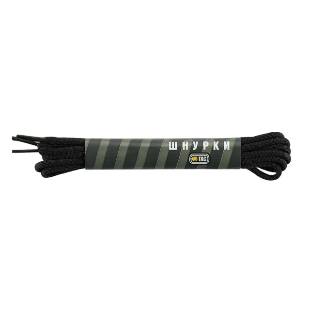 M-Tac Mil-Spec sireturi nailon negre 4mm bocanci