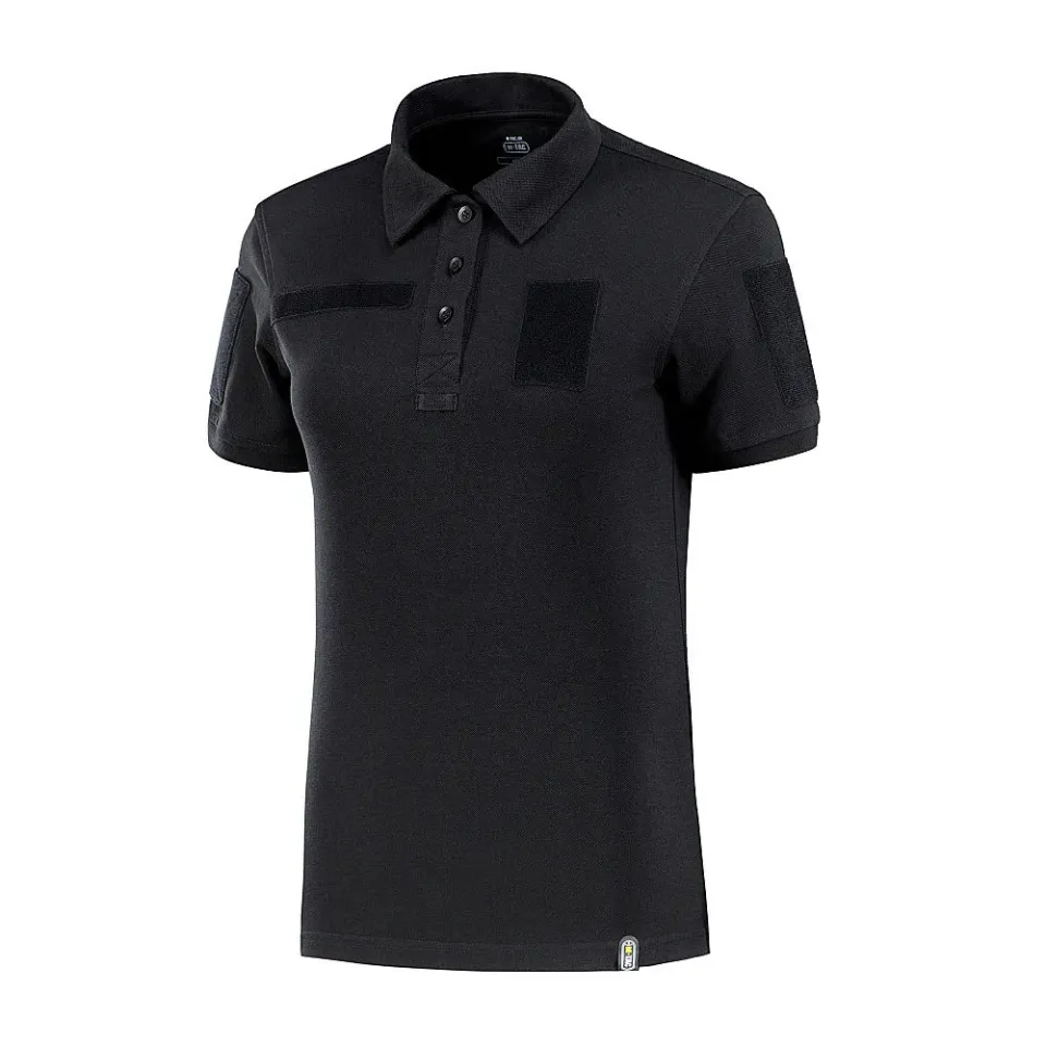 M-Tac 65/35 Lady tricou polo dama negru tactic
