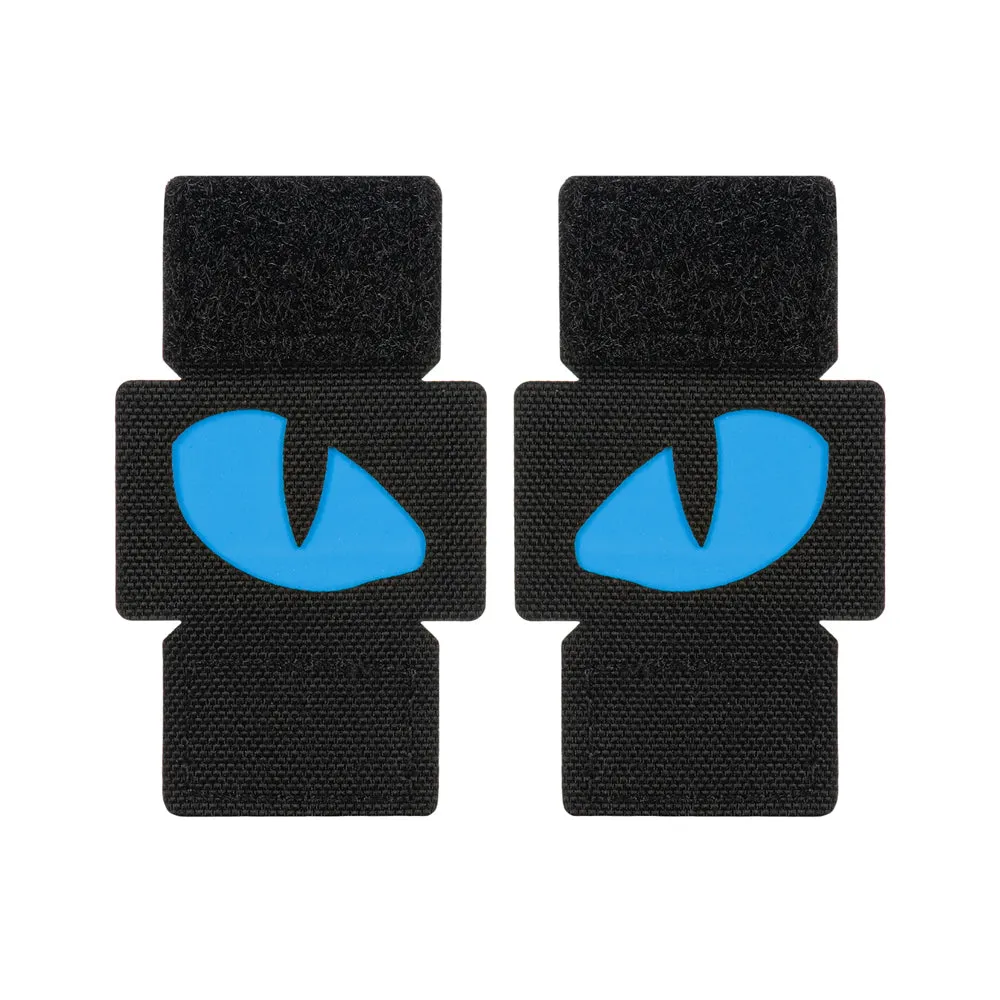 M-Tac Ochi de Tigru patch luminescent negru-albastru MOLLE
