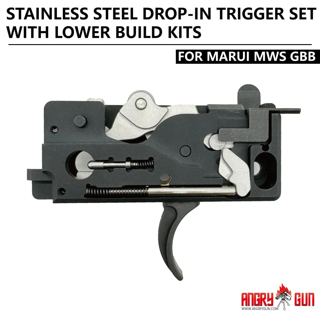 ANGRYGUN MWS set trăgaci inox MILSPEC
