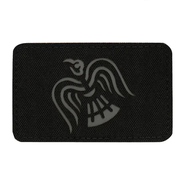 M-Tac Raven Flag Laser Cut patch negru/gri Cordura