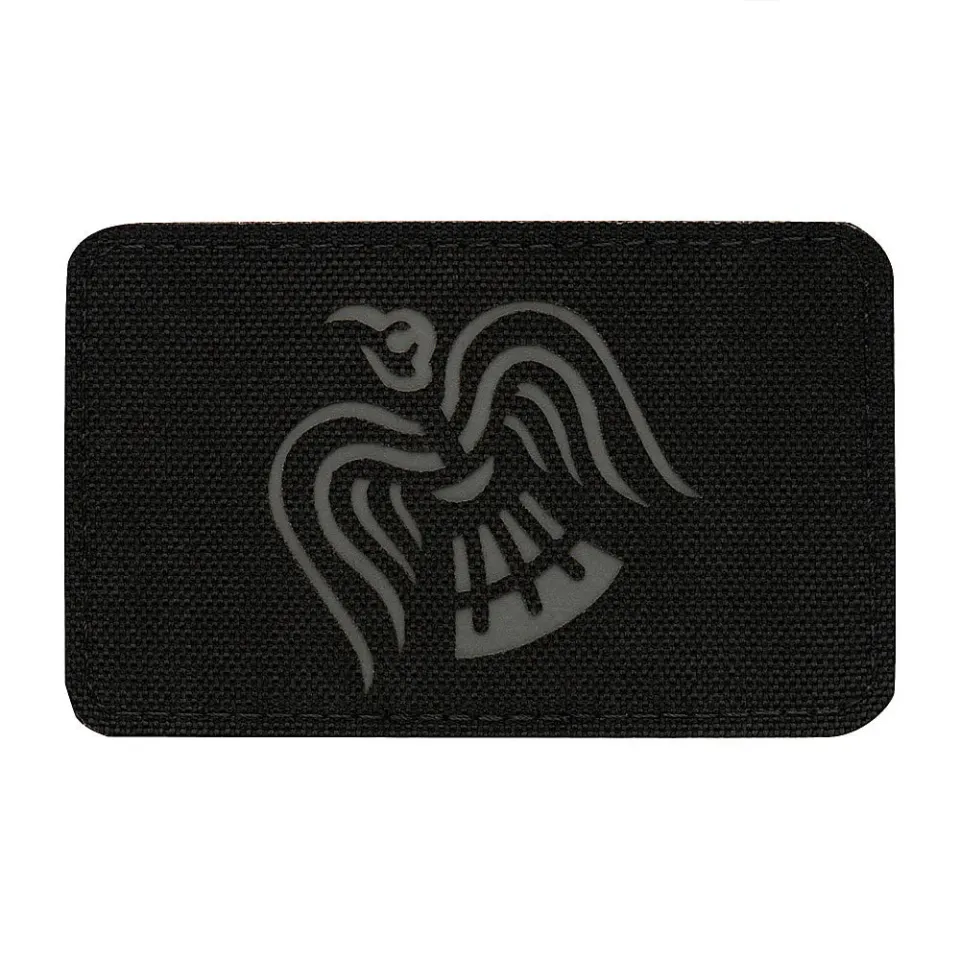M-Tac Raven Flag Laser Cut patch negru/gri Cordura