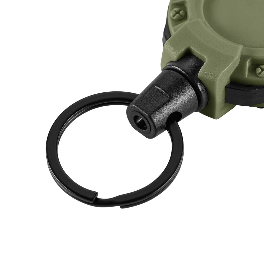 Carabiniera M-Tac cablu retractabil Olive 65 cm ABS