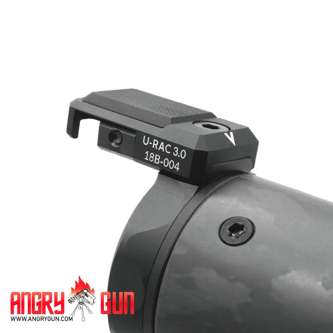 ANGRYGUN U-RAC scut supresor carbon negru 6,5 inch