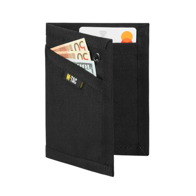 M-Tac Elite portofel tactic negru Cordura 7 carduri