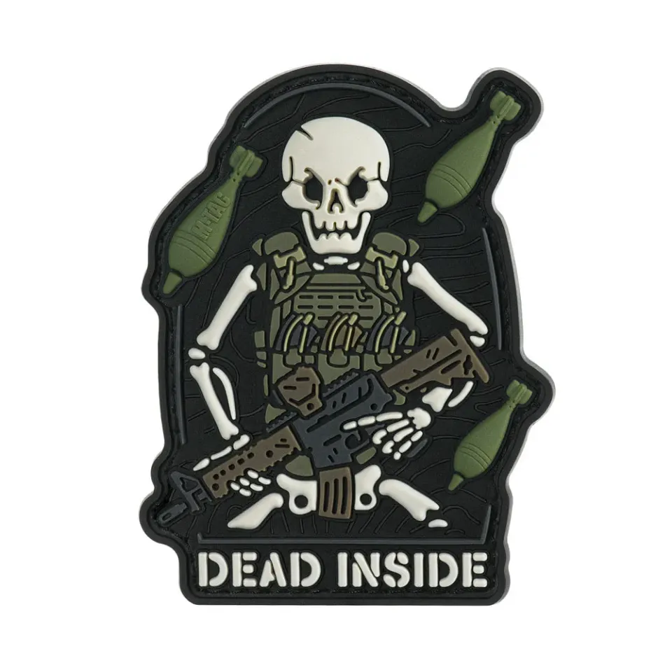 M-Tac Dead Inside Patch PVC Negru Olive