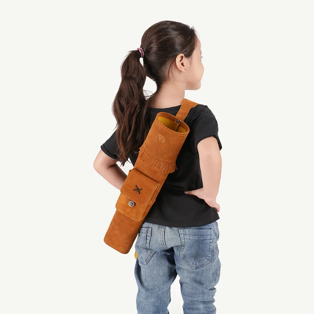 Bearpaw Ranger tolba spate junior piele maro copii
