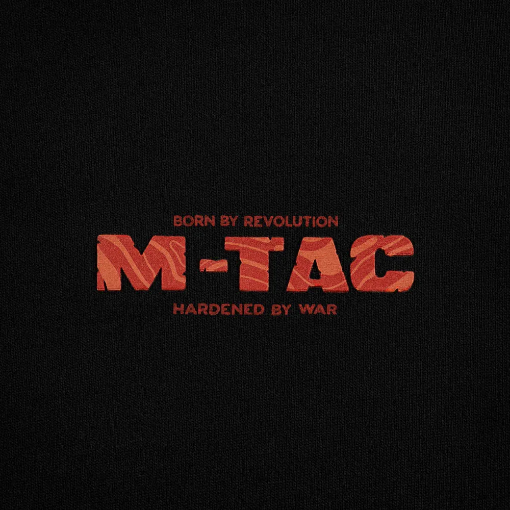 M-Tac Worn to the Bone tricou oversize negru bumbac