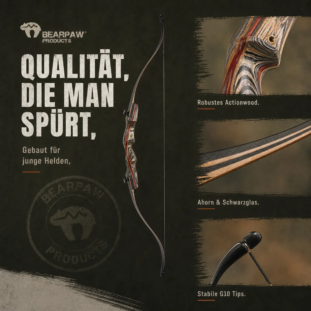 Bear Paw Penthalon Young Hero arc recurve 54" 20 lbs