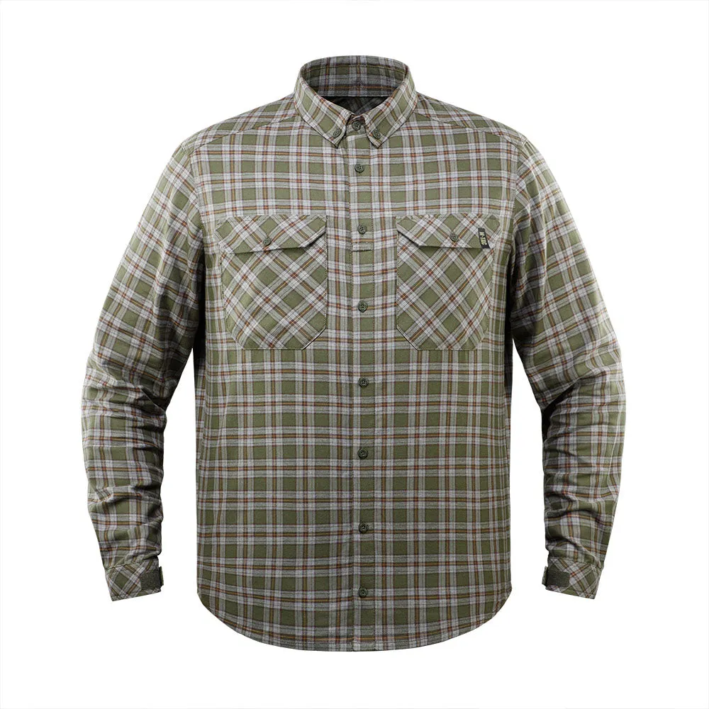 M-Tac Lumberjack camasa bumbac olive/gri oversize