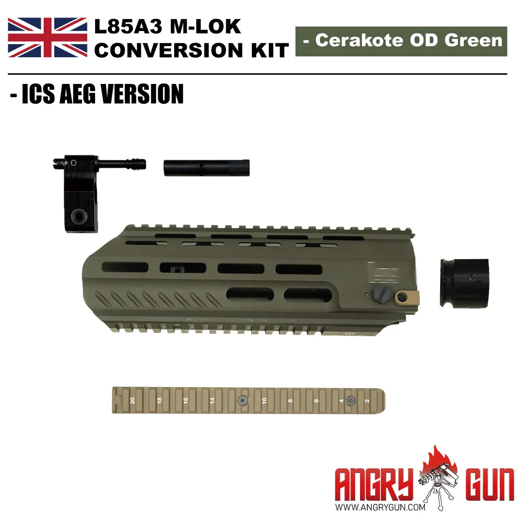 Angry Gun L85A3 kit conversie M-LOK verde OD