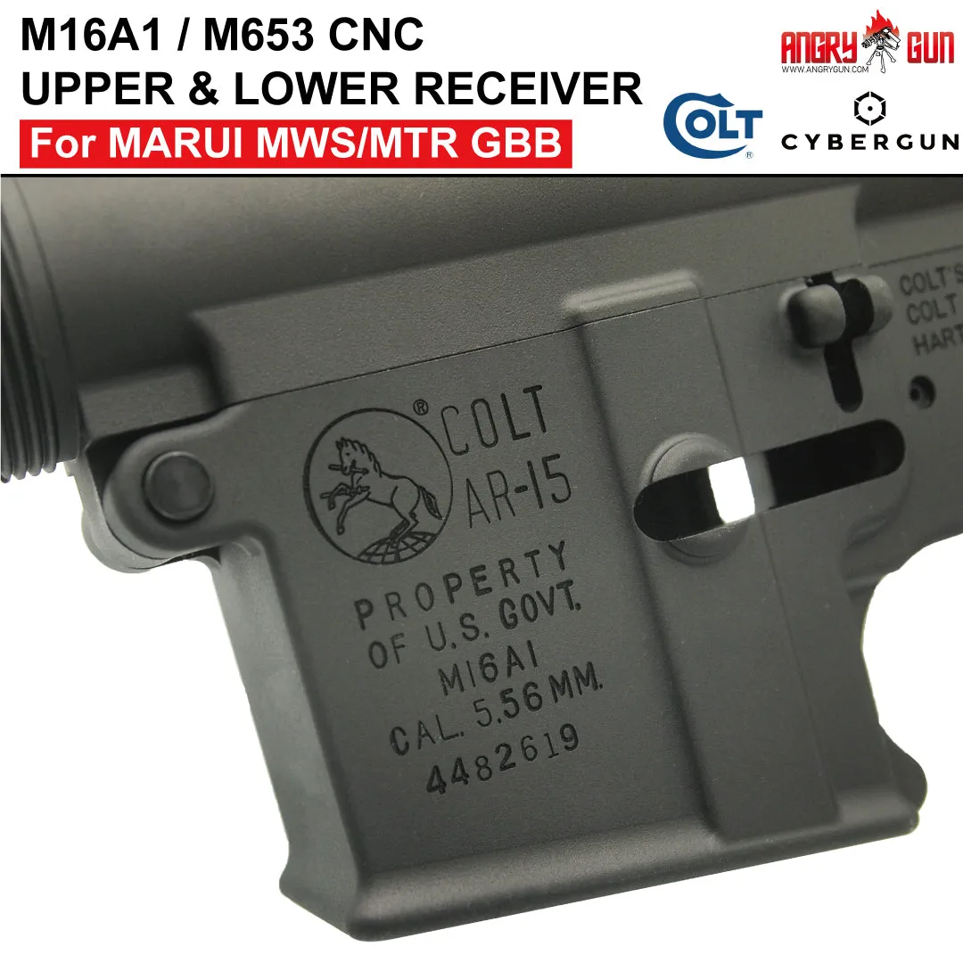AngryGun Colt M16A1 M653 receiver CNC gri