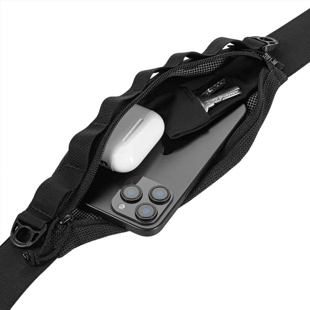 M-Tac Run Pack borseta neagra UltraStretch alergare