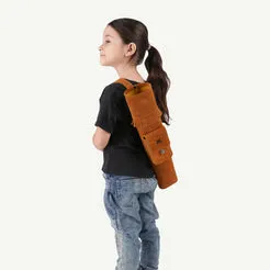 Bearpaw Junior Ranger tolbă spate copii piele maro cu buzunar