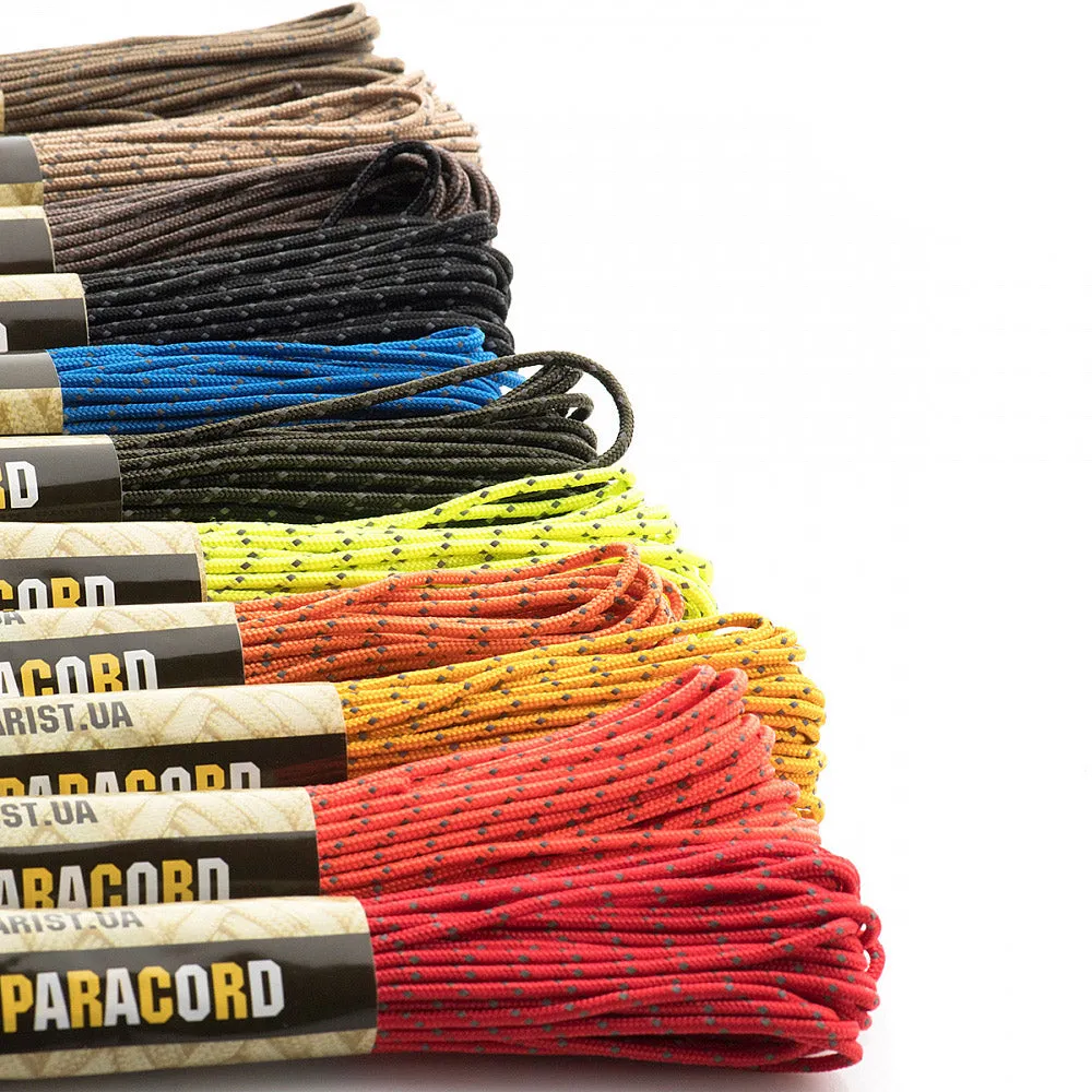 M-Tac Minicord Reflective paracord neon yellow 15m