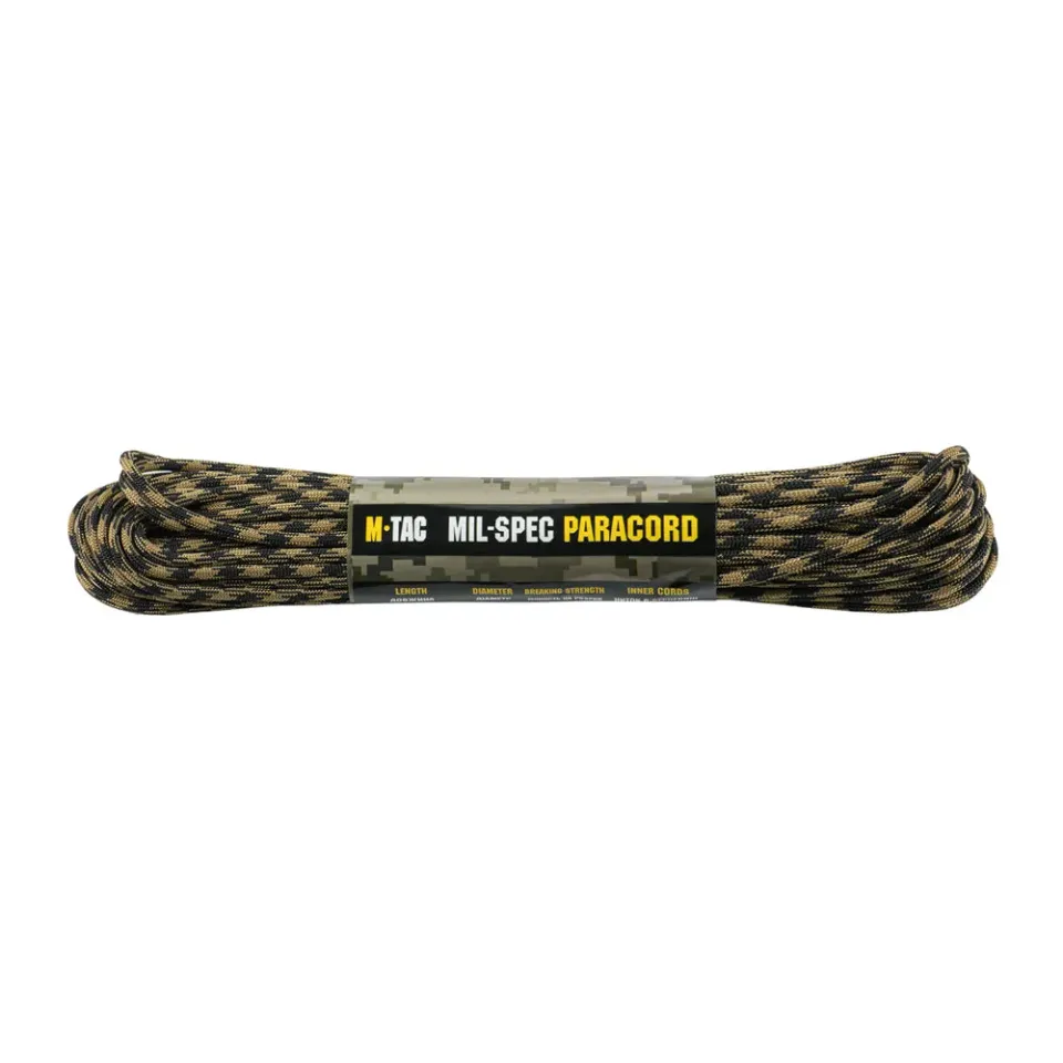 M-Tac 550 paracord Mil-Spec negru 15 m