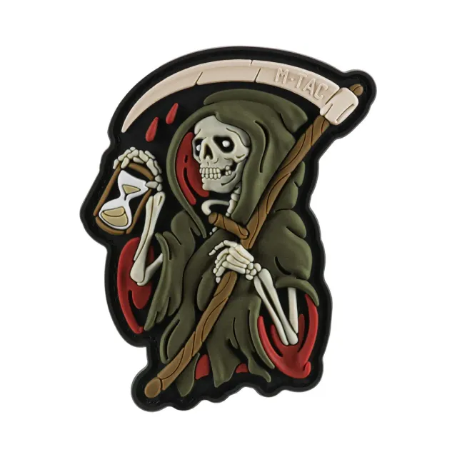 M-Tac Time patch PVC Black/Olive clepsidra 3D
