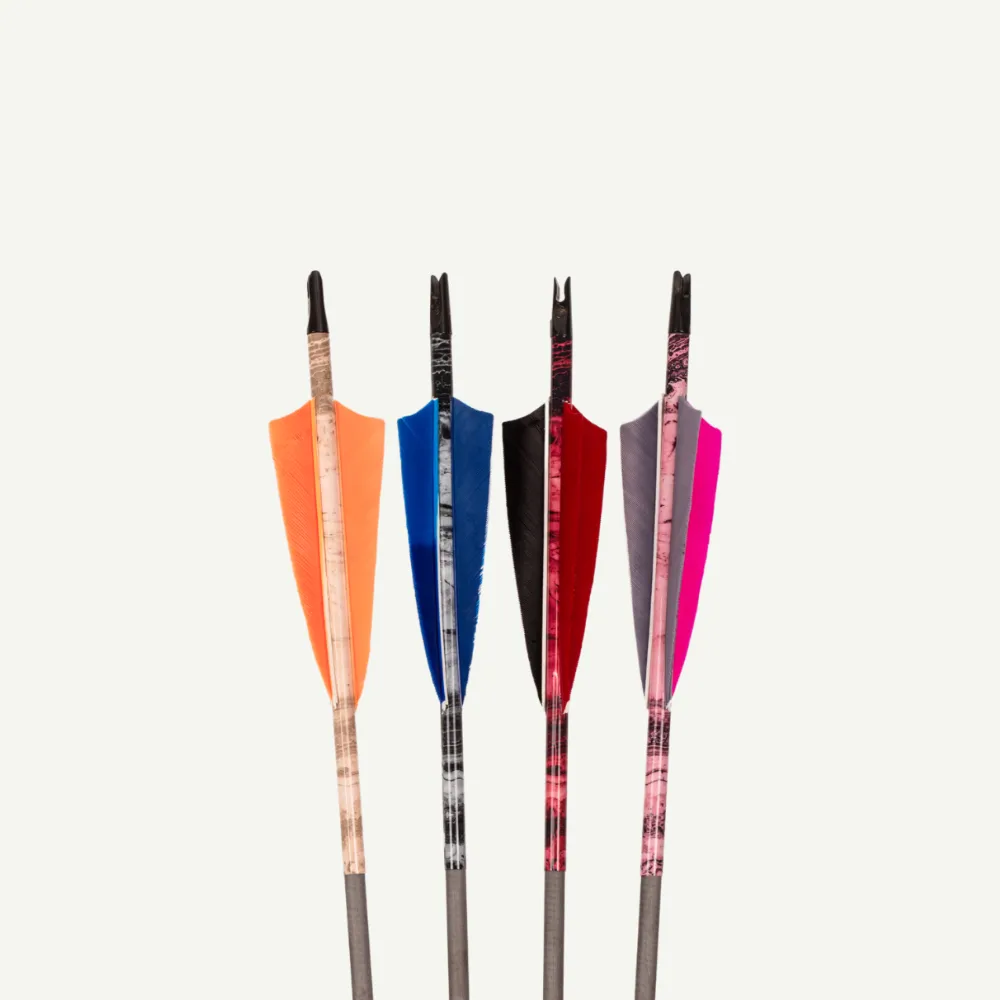 Bear Paw Arrow Wraps folie sageti marmor roz bucata
