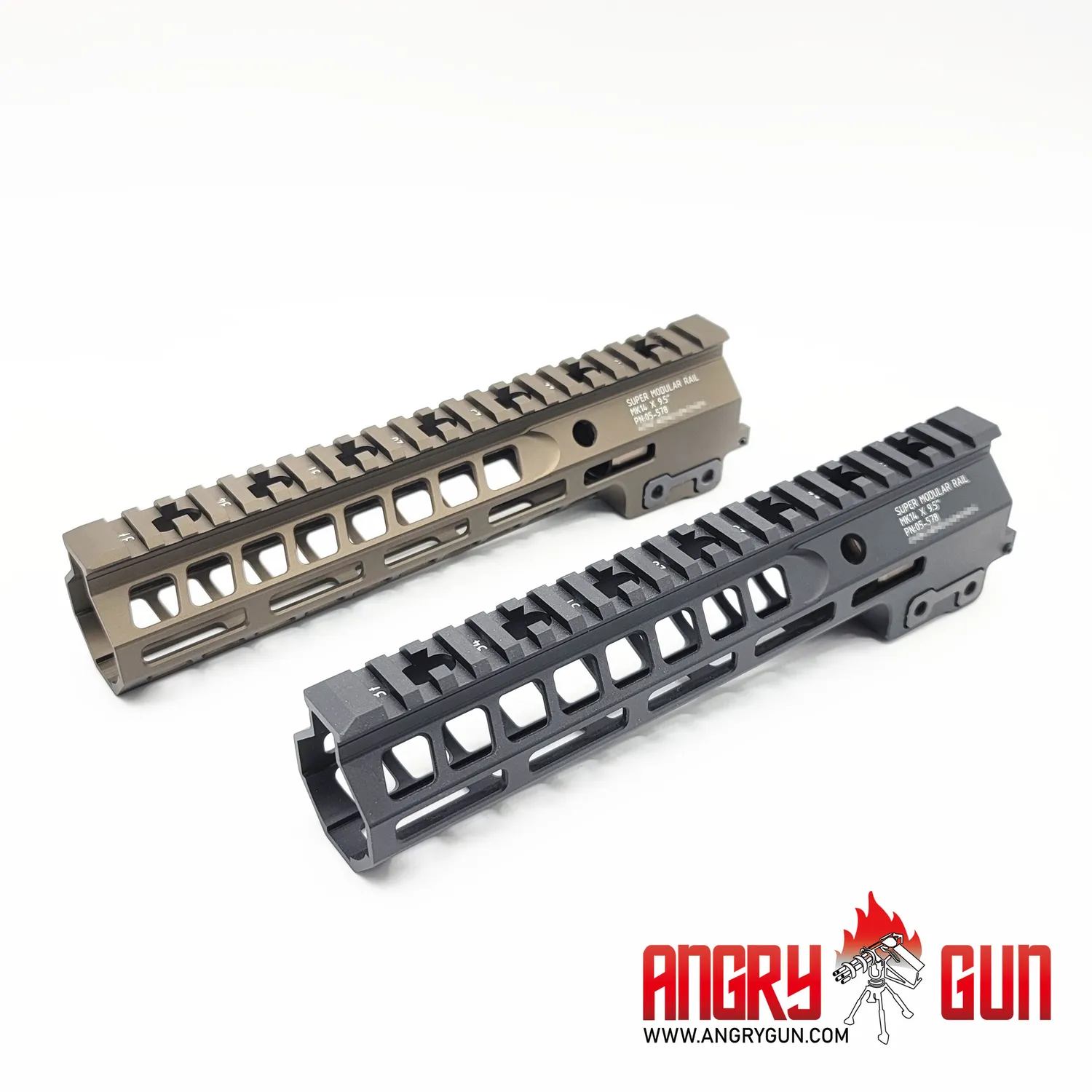 ANGRYGUN MK14 handguard M-LOK 13 inch negru