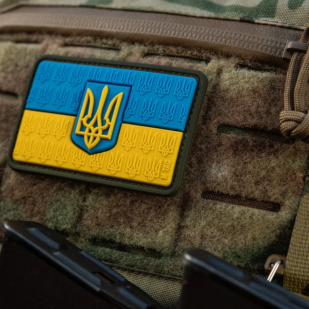 M-Tac Drapel Ucraina patch PVC Cordura 8x5 cm