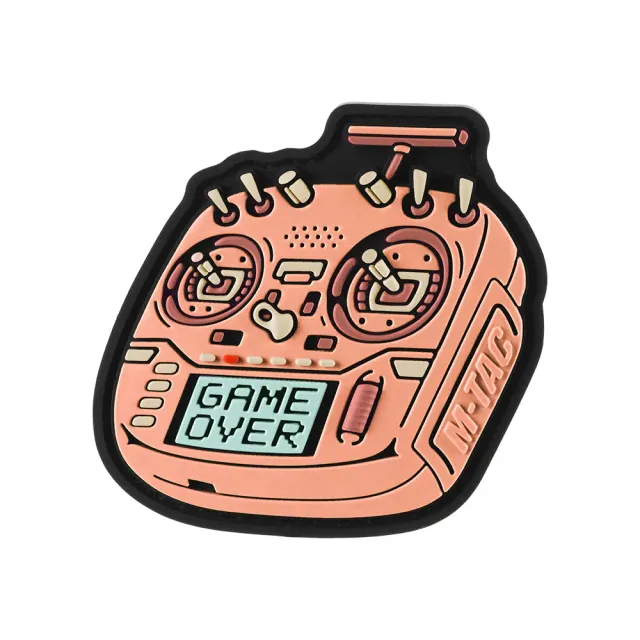 M-Tac Control FPV patch Game Over roz PVC Velcro
