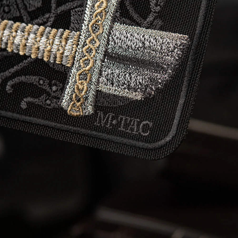 M-Tac Sabie Viking patch brodat negru velcro