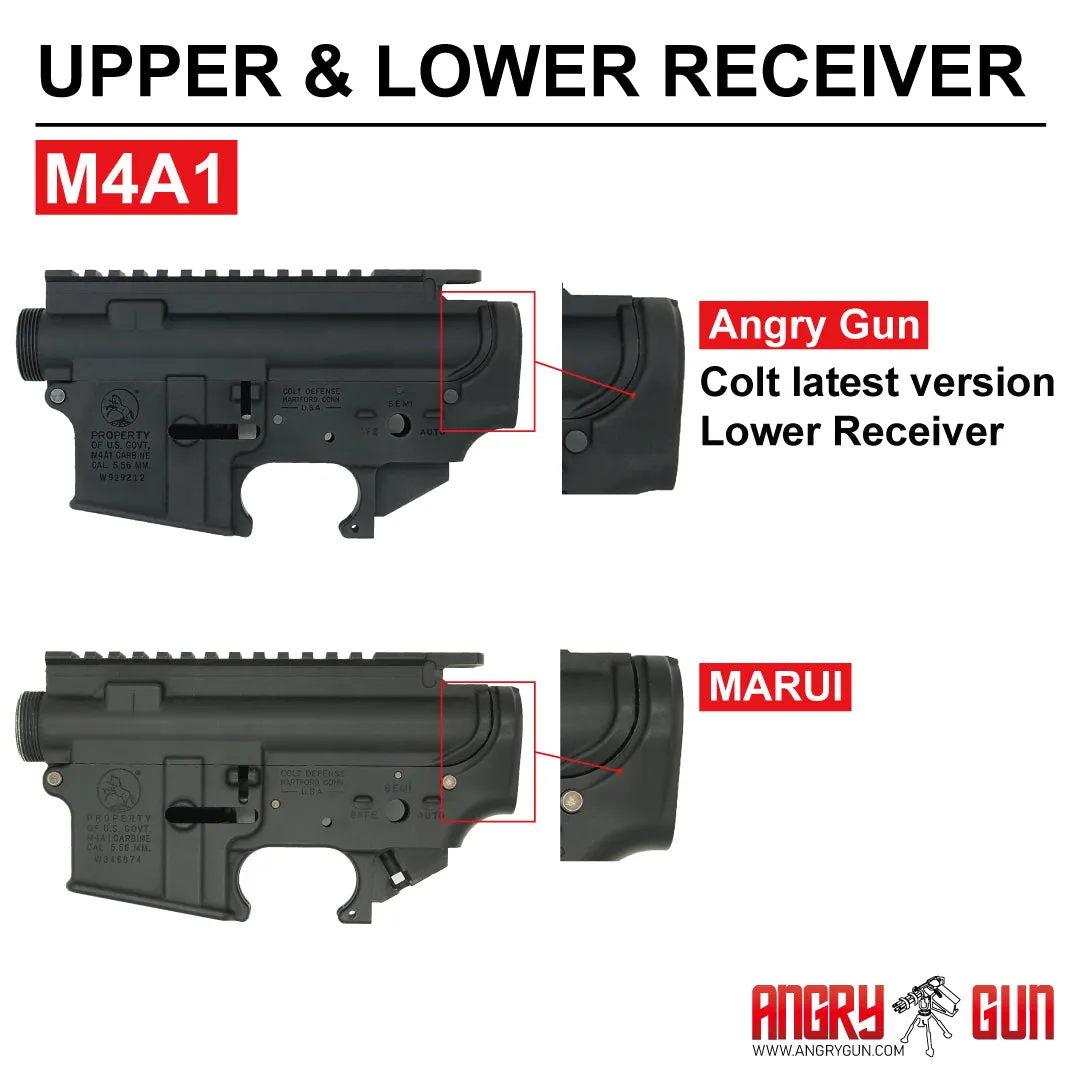 AngryGun Colt M4A1 Latest Version receiver aluminiu set
