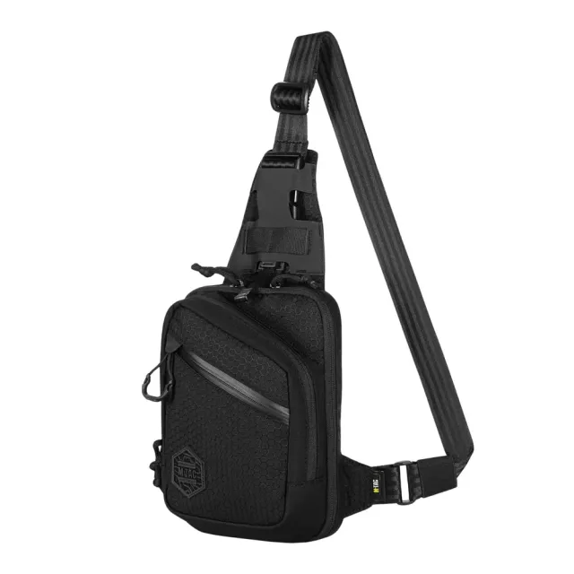 Geantă M-Tac Pistol Sling Hex Cordura neagră EDC