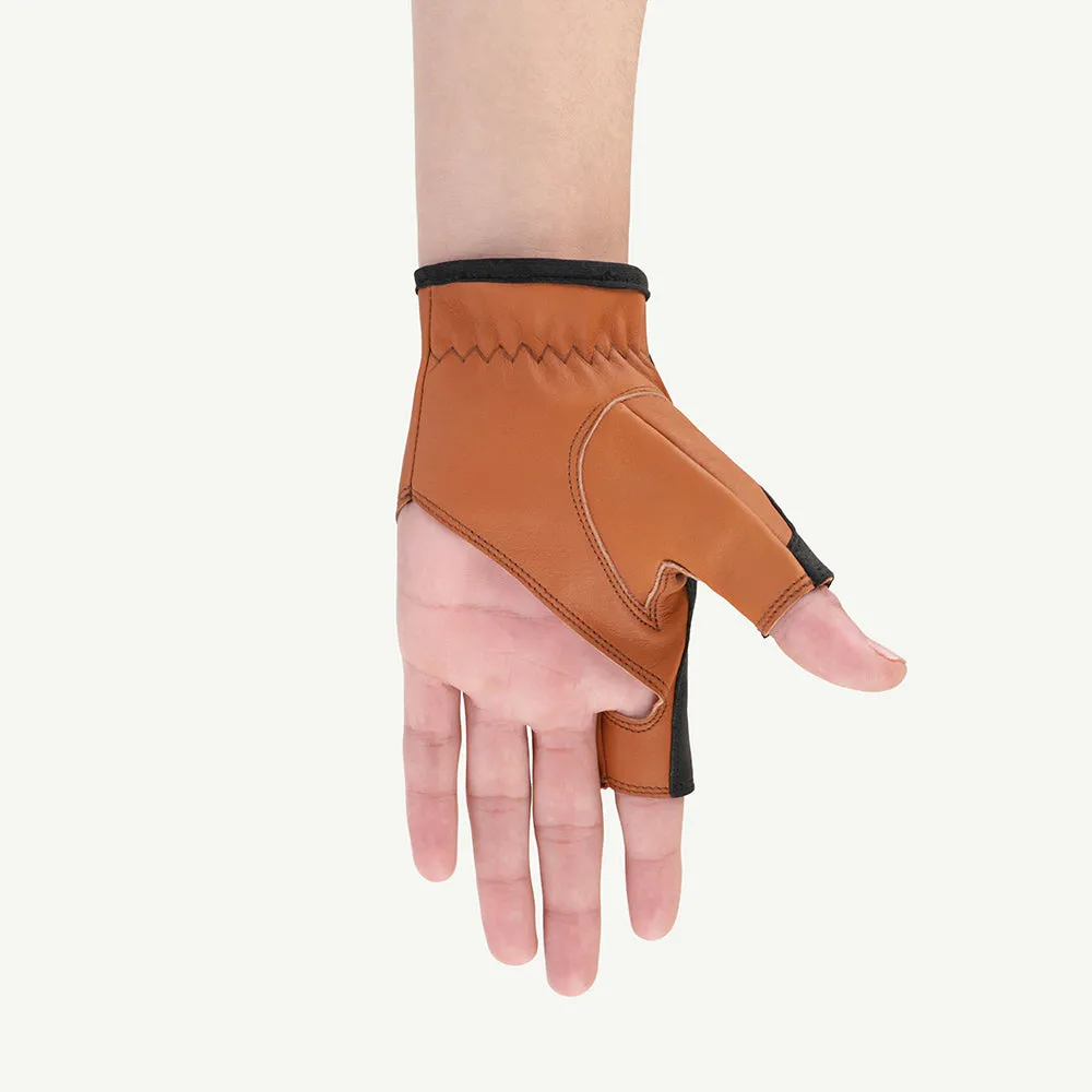 Bear Paw Archer manusa arc piele vaca RH marimea M protectie