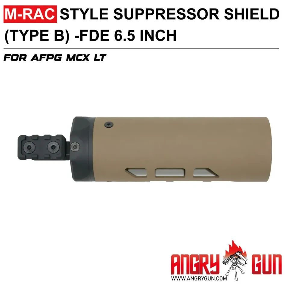 Angrygun M-RAC protectie amortizor airsoft FDE 6.5” Type B